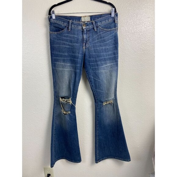 Current Elliott The Elephant Bell Bottom Jeans Women 26 Y2K 90s Western Cowbo26 - Picture 1 of 16